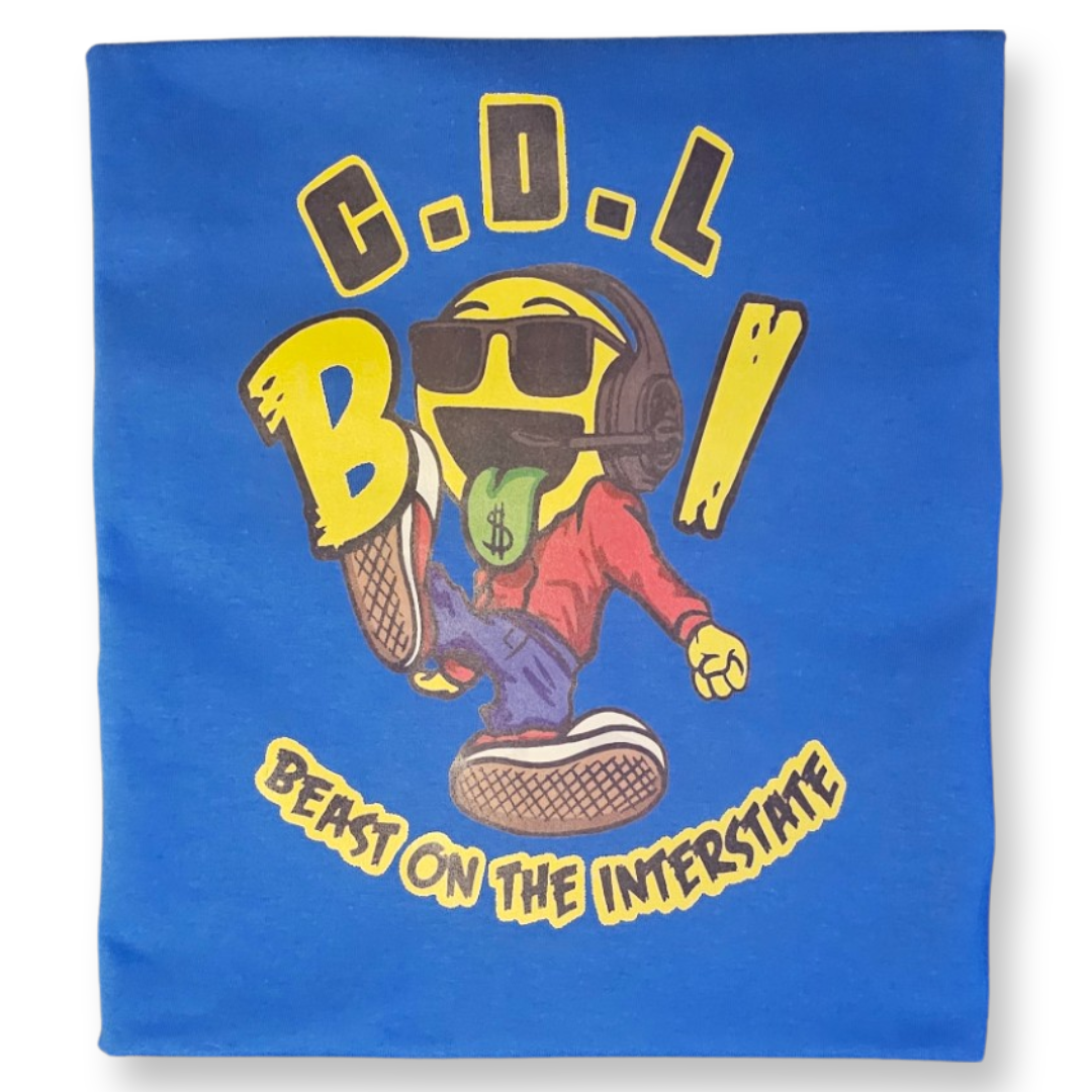 Royal Blue Short Sleeve Lemon Deezul T-Shirt